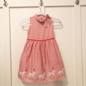Janie and Jack pink Carousel horse dress 5